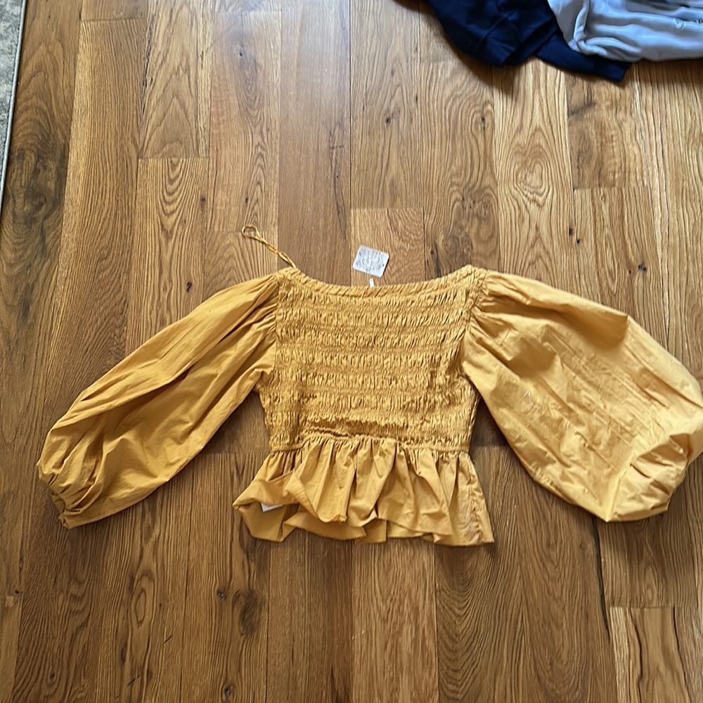 Free people long sleeve blouse - Picture 3 of 4